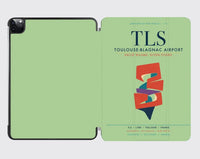 Thumbnail for Toulouse-Blagnac Airport (TLS) design on light green ipad tablet case