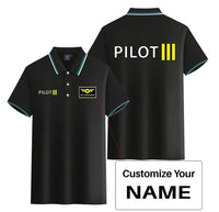 Thumbnail for Customisable Pilot & Stripes Polo Shirt - view 3