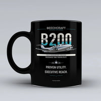 Thumbnail for Air B200 Mug design on black king