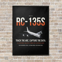 Thumbnail for RC-135S Cobra Ball vertical canvas print - framed - black background