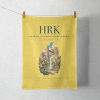 Thumbnail for Kharkiv International Airport (HRK) design on yellow towel