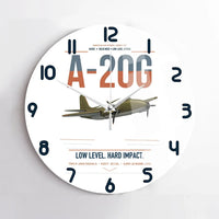 Thumbnail for A-20G Havoc design on white no frame wall clock