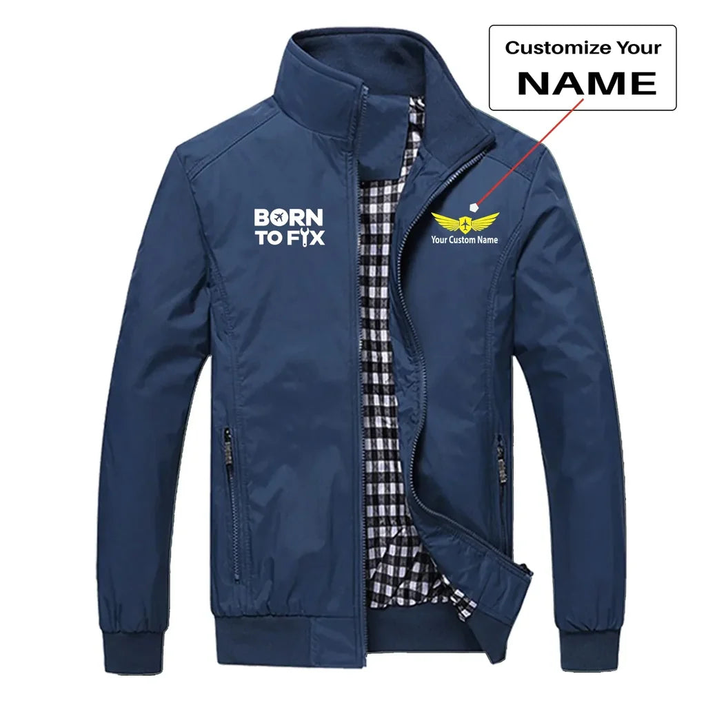 Born To Fix Airplanes Jacket - view 3