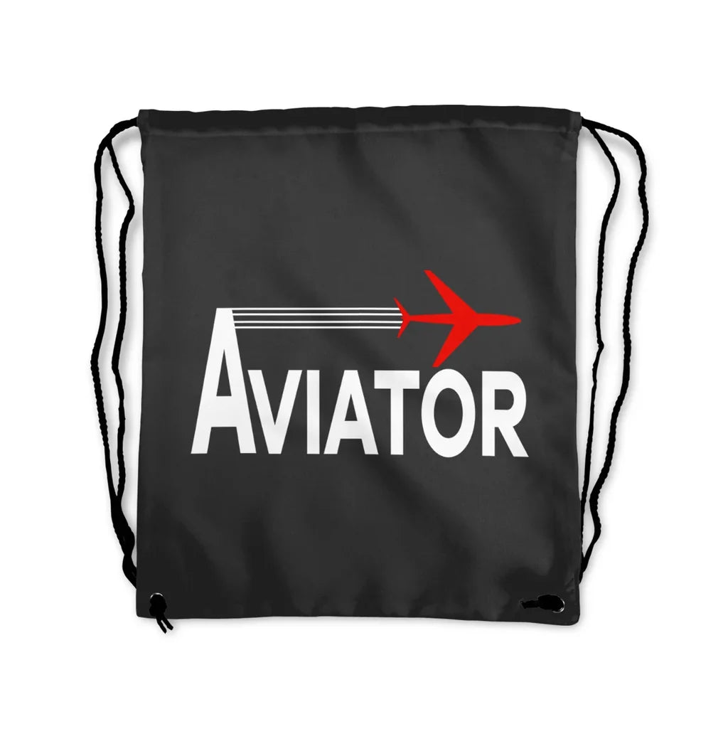 Aviator Drawstring Bag - view 3