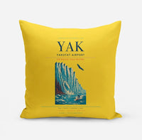 Thumbnail for Yakutat Airport (YAK) design on yellow pillow