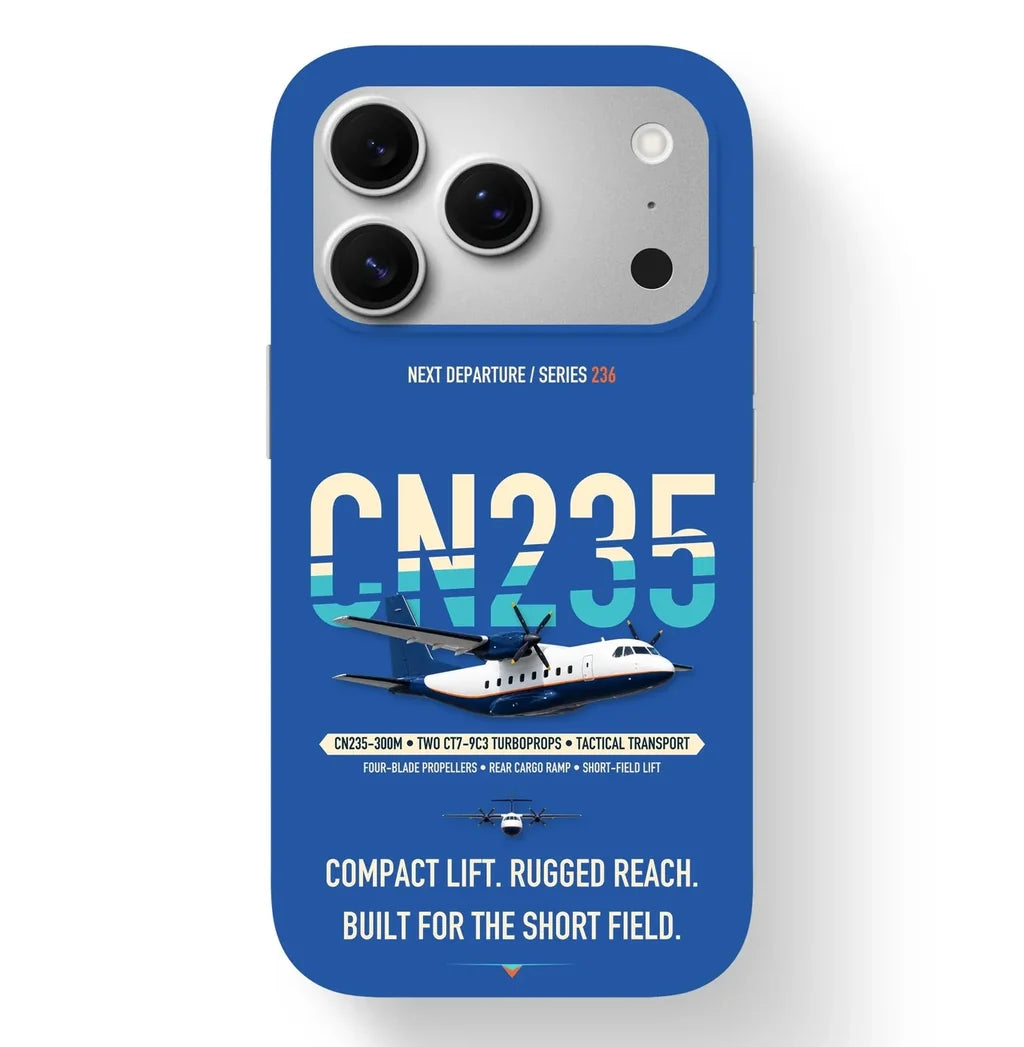 Airbus CN235-300M Case design on blue iphone case