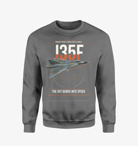 Thumbnail for Saab J 35F Draken design on gray sweatshirt