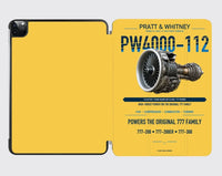 Thumbnail for PW4000-112 design on yellow ipad tablet case