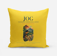Thumbnail for Yogyakarta International Airport (JOG) design on yellow pillow