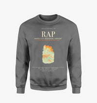 Thumbnail for Rapid City Regional Airport (RAP) design on gray sweatshirt