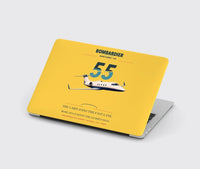 Thumbnail for Bombardier Learjet 55 design on yellow MacBook case