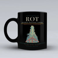 Thumbnail for Regional Airport ROT Mug design on black rotorua