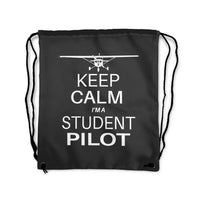 Thumbnail for Student Pilot Drawstring Bag - view 3
