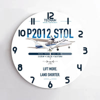 Thumbnail for Tecnam P2012 STOL design on white no frame wall clock
