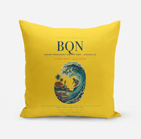 Thumbnail for Rafael Hernández Airport (BQN) design on yellow pillow