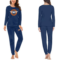 Thumbnail for Ready for Departure women pajamas - Dark Blue