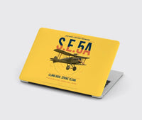 Thumbnail for Royal Aircraft Factory S.E.5a design on yellow MacBook case