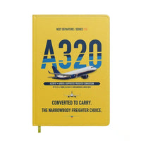 Thumbnail for Airbus A320P2F design on yellow notebook