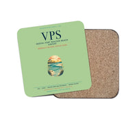 Thumbnail for Destin Fort Walton Beach Airport (VPS) design on light green 1 piece coaster
