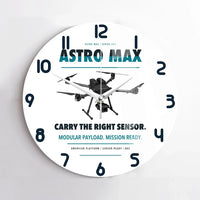Thumbnail for Freefly Astro Max design on white no frame wall clock