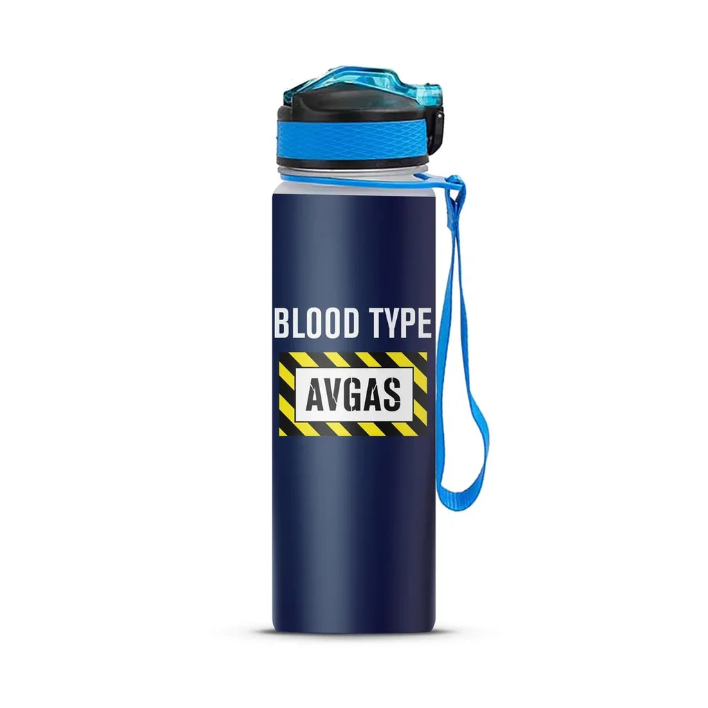 Blood Type AVGAS Sports Bottle - view 3
