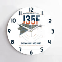 Thumbnail for Saab J 35F Draken design on white no frame wall clock