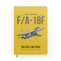 Thumbnail for F-A-18F Super Hornet design on yellow notebook