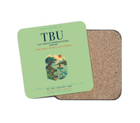 Thumbnail for Fuaʻamotu International Airport (TBU) design on light green 1 piece coaster