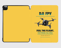 Thumbnail for DJI FPV design on yellow ipad tablet case