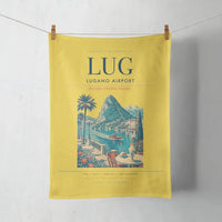 Thumbnail for Lugano Airport (LUG) design on yellow towel