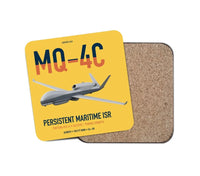 Thumbnail for MQ-4C Triton IFC-4 design on yellow 1 piece coaster