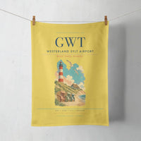 Thumbnail for Westerland Sylt Airport (GWT) design on yellow towel