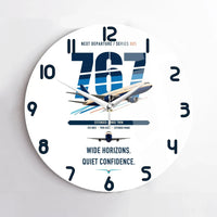 Thumbnail for Boeing 767-300ER design on white no frame wall clock