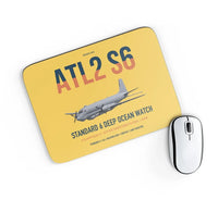 Thumbnail for Atlantique 2 Standard 6 design on yellow rectangle mouse pad
