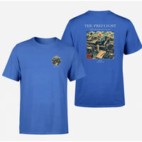 Thumbnail for VINTAGE G4138 - The Preflight - Double-Side T-Shirt design on blue double side