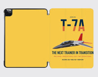 Thumbnail for T-7A Red Hawk design on yellow ipad tablet case