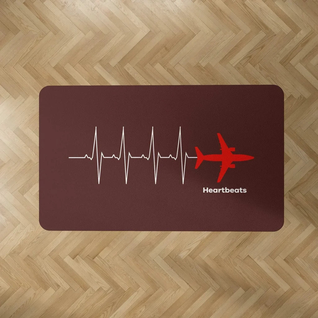 Aviation Heartbeats Floor Mat - view 3