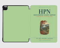 Thumbnail for Westchester County Airport (HPN) design on light green ipad tablet case