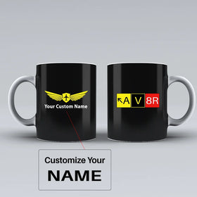AV8R Ceramic White Mugs
