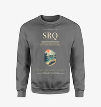 Thumbnail for Sarasota Bradenton International Airport (SRQ) design on gray sweatshirt