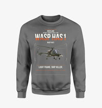 Thumbnail for Westland Wasp HAS1 design on gray sweatshirt