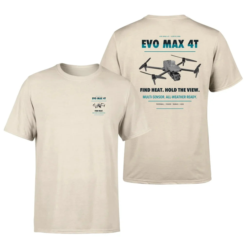 Autel EVO Max 4T design on beige t shirt