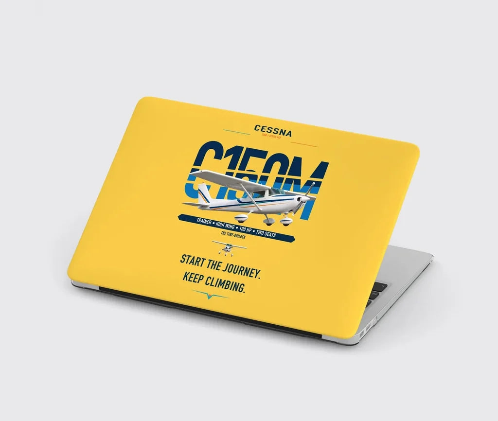 Cessna 150M design on yellow MacBook case