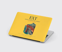 Thumbnail for Exeter International Airport (EXT) design on yellow MacBook case