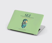 Thumbnail for Seychelles International Airport (SEZ) design on light green MacBook case