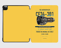 Thumbnail for CF34-3B1 design on yellow ipad tablet case