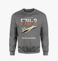 Thumbnail for F7U-3 Cutlass design on gray sweatshirt