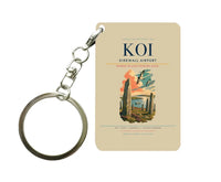 Thumbnail for Kirkwall Airport (KOI) design on beige key chain