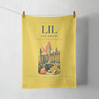 Thumbnail for Lille Airport (LIL) design on yellow towel