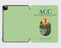 Thumbnail for Accra International Airport (ACC) design on light green ipad tablet case